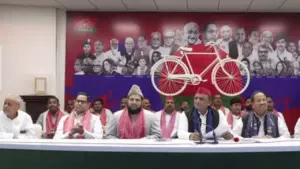 Akhilesh Yadav Lucknow Meeting