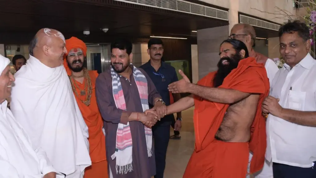 Baba Ramdev Meets Brij Bhushan