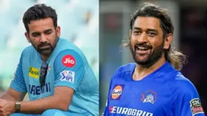 MS Dhoni and Zaheer Khan