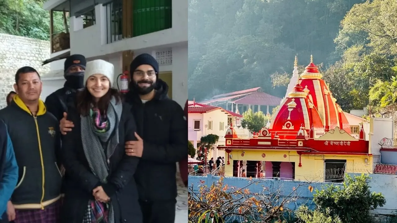 Virat-Anushka in Kainchi Dham