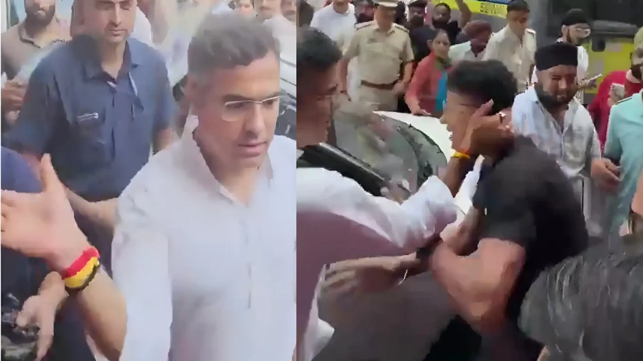 Minister Parvesh Verma slaps a young man