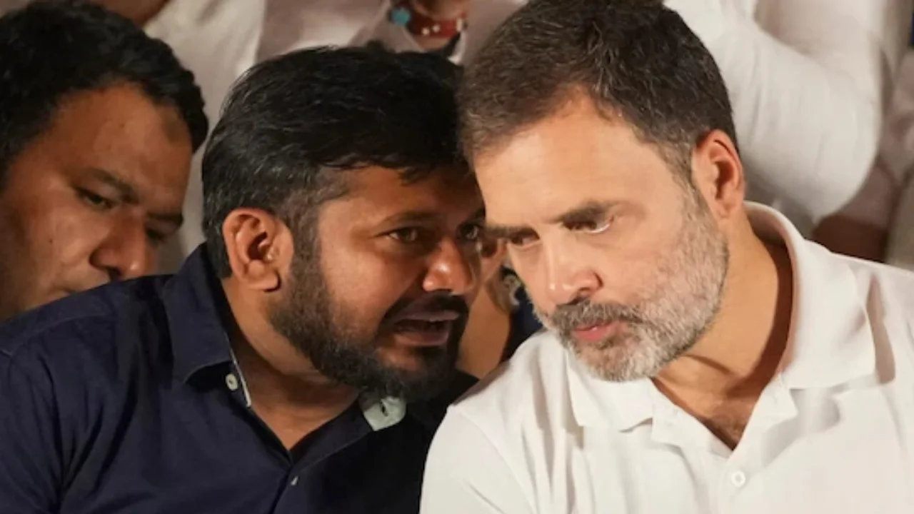 Rahul Gandhi meeting Kanhaiya Kumar