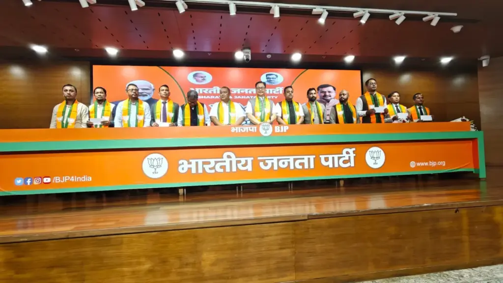 Meghalaya UDP MLAs Join BJP