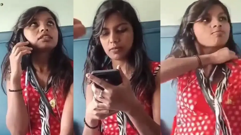 Woman tore her clothes when TTE asked to see her ticket Viral Video