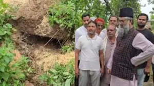 Khandwa Incident of damage to graves in a cemetery people express resentment