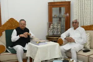 Raman Singh TS Singhdeo meeting Raipur