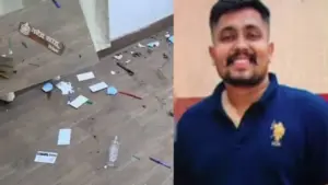 Shubhankar Dwivedi had vandalized the police station.