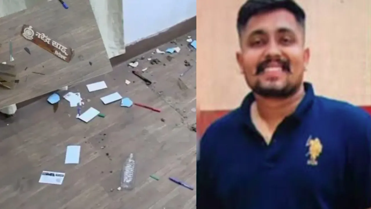 Shubhankar Dwivedi had vandalized the police station.
