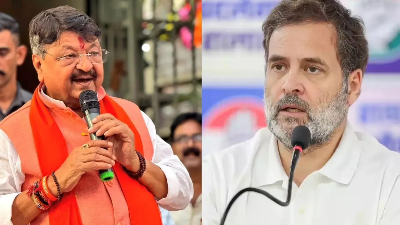 Kailash Vijayvargiya and Rahul Gandhi