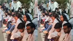 Intern doctors' protest