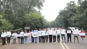 A message for the environment following the nature walk.