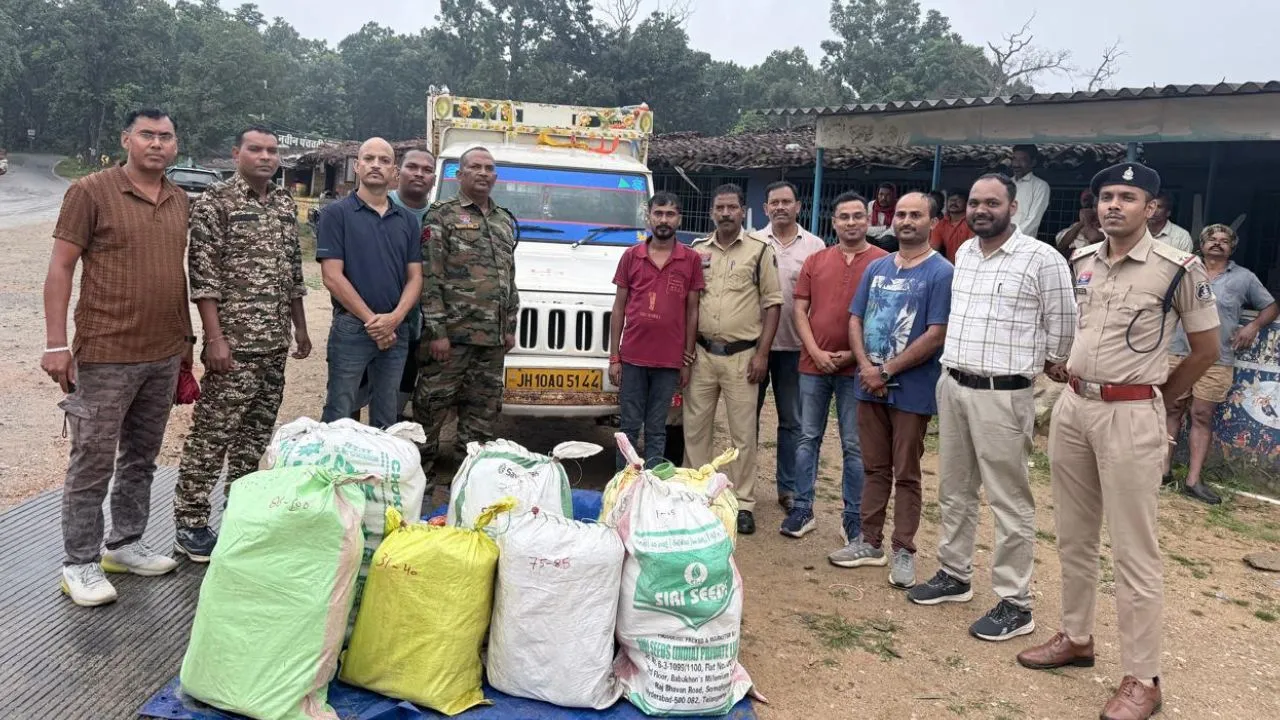 Police seized 109 kg of cannabis.