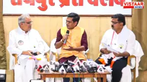 Former CM Bhupesh Baghel and Deputy CM Vijay Sharma