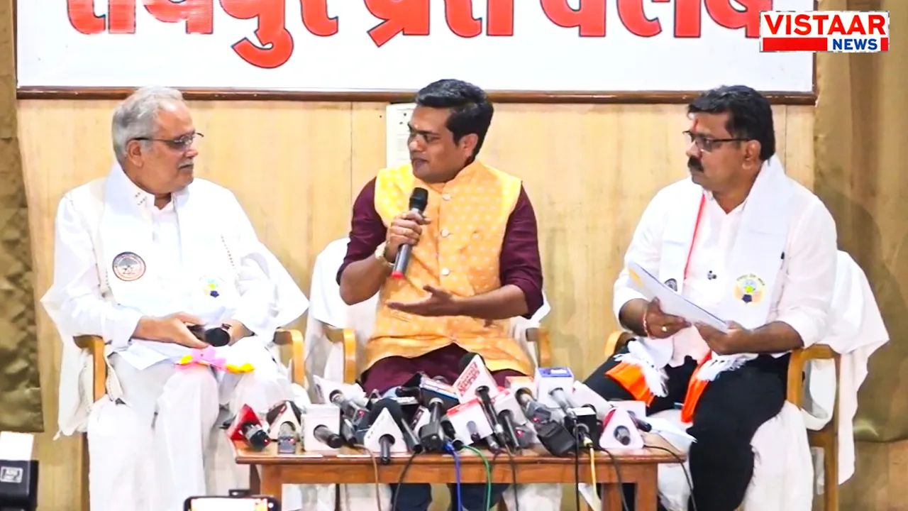 Former CM Bhupesh Baghel and Deputy CM Vijay Sharma