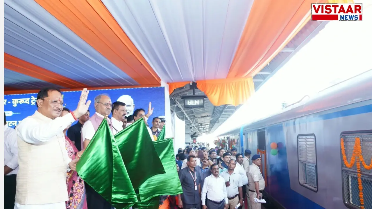 historic-day-chhattisgarh-rail-connectivity-rowghat-kurud-memu-trains-flagged-off-ashwini-vaishnaw-cm-sai