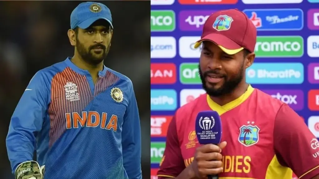 MS DHONI-SHAI HOPE