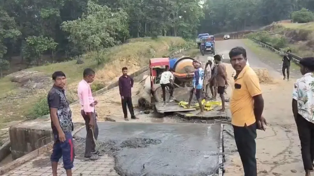 Gohdari River bridge Work Start
