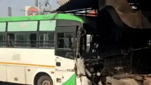 Indore Dhar Road bus accident