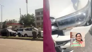 rajyasabha mp maya narolia car accident