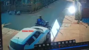 chhattisgarh-accident-news-minor-car-driver-rams-engineer-sarkanda-bilaspur-cctv-video