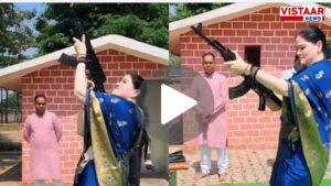 IPS Ankita Sharma AK 47 Firing Video