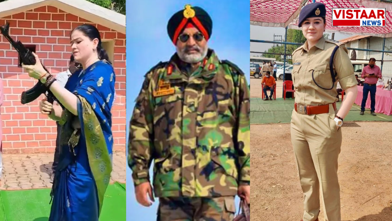 who-is-ips-ankita-sharma-saree-clad-ak-47-firing-dussehra-controversy-kjs-dhillon