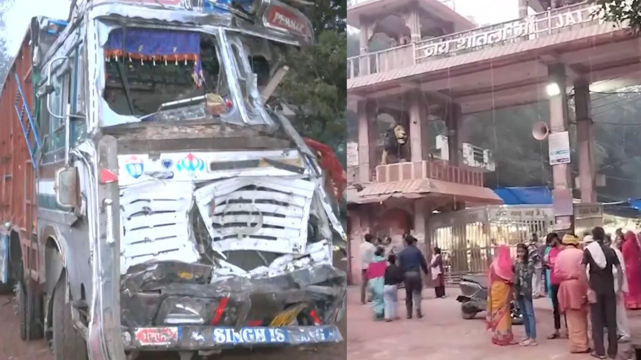 gwalior heetla mata mandir truck driver and owner arrested