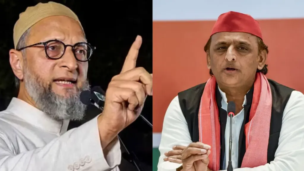 asaduddin Owaisi and akhilesh yadav