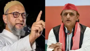 asaduddin Owaisi and akhilesh yadav