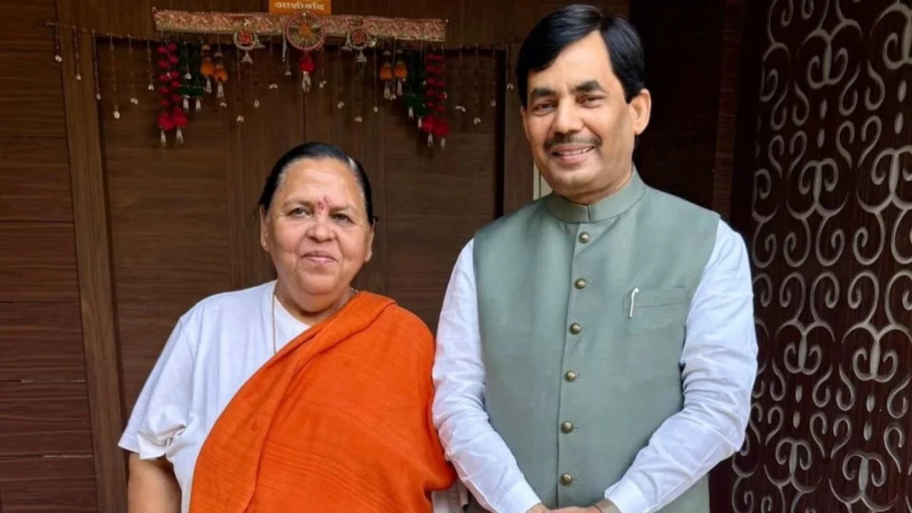 Uma Bharti And Shahnawaz Hussain