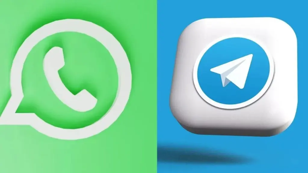 WhatsApp and Telegram