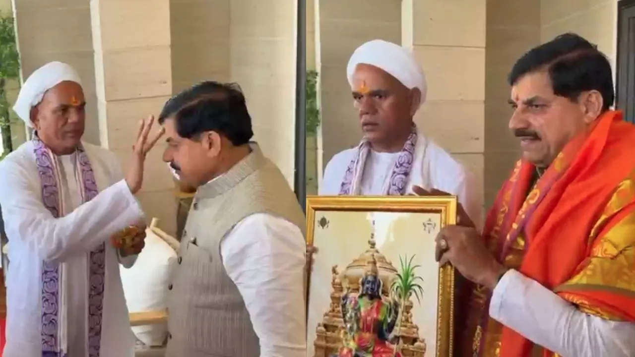 CM Mohan Yadav sought blessings from Sant Shri Rawatpura Sarkar