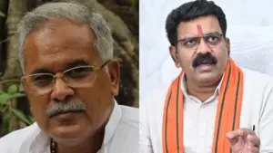 bhupesh baghel social media post deputy cm Vijay sharma reaction