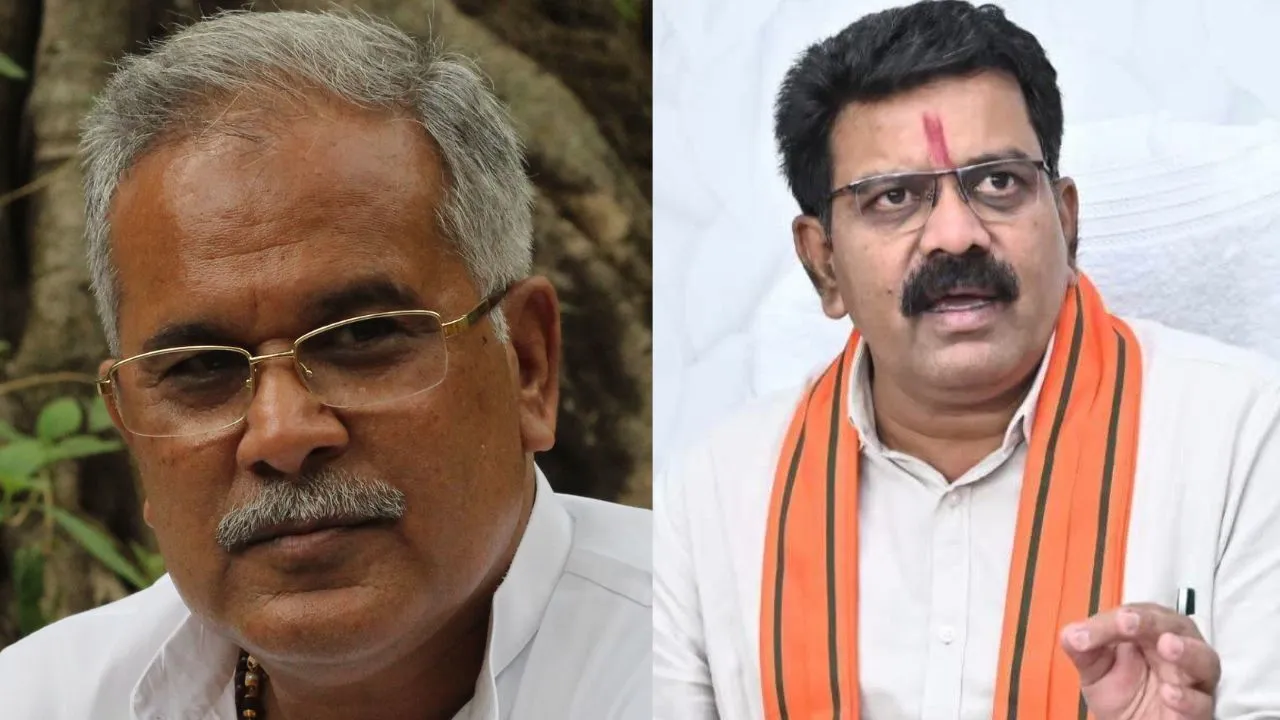 bhupesh baghel social media post deputy cm Vijay sharma reaction