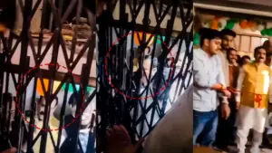 Narottam Mishra Trapped In Lift