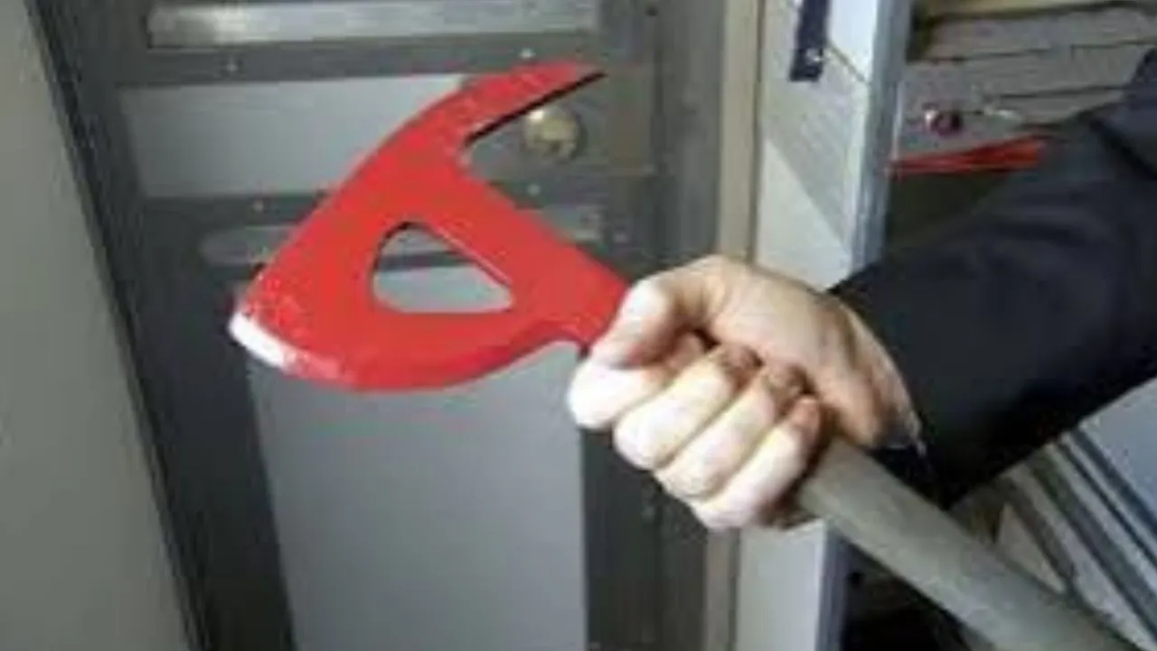 Axe hanging over the pilot