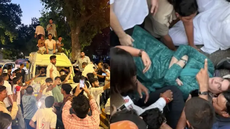 जंतर-मंतर के पास हाई वोल्टेज ड्रामा! राहुल को ले रही पुलिस बस को कार्यकर्ताओं ने किया पंचर