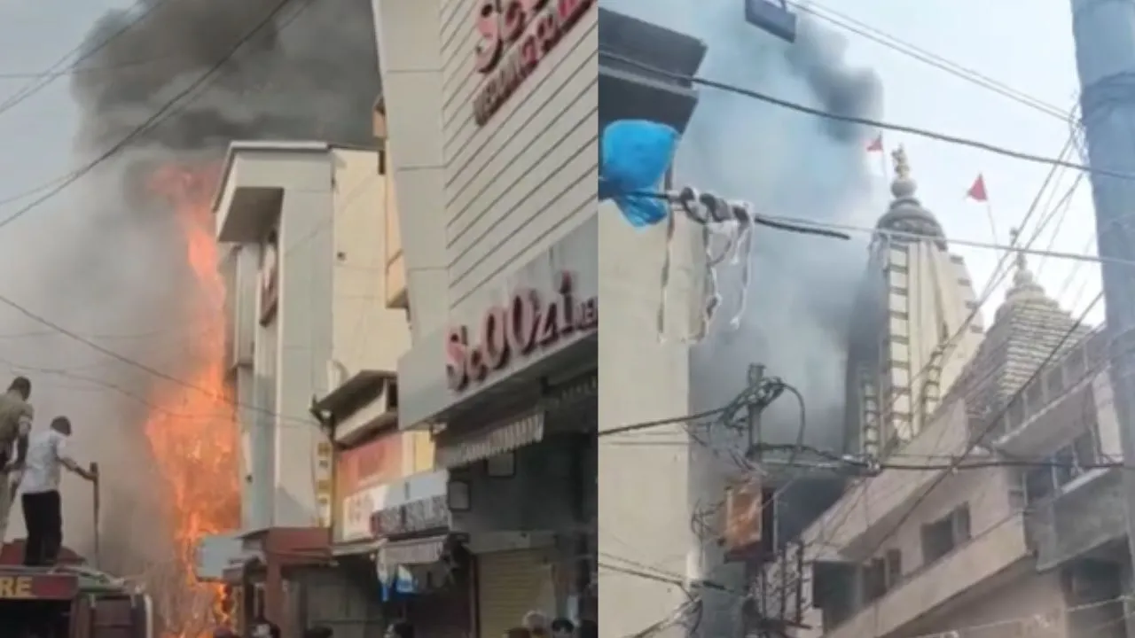 Massive fire breaks out at New Market