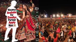 'Rent-a-Garba Partner' trend goes viral on social media.