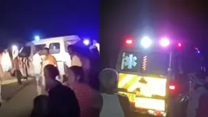Accident: Boat capsizes in the Ganges River in Hajipur.