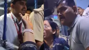 Couple creates a ruckus on the train