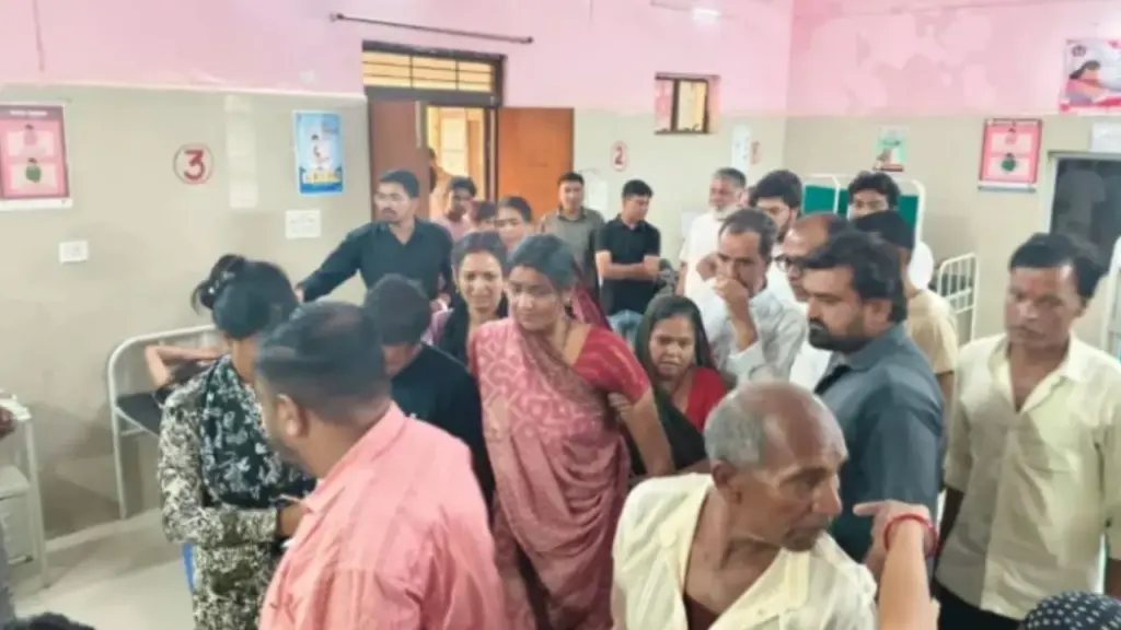 Villagers reached the health center