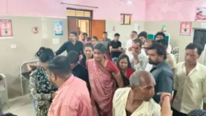 Villagers reached the health center