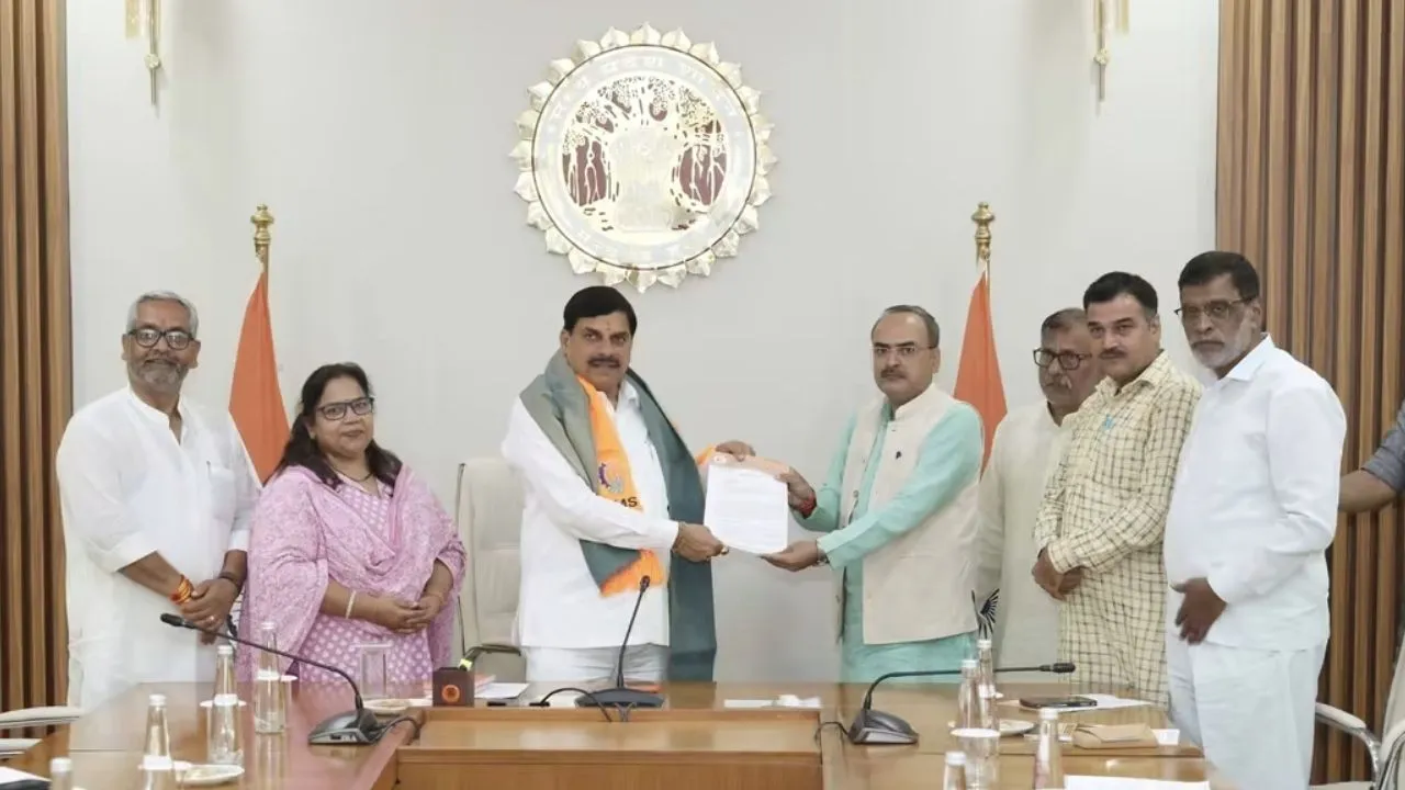 Labour union met with CM Mohan Yadav