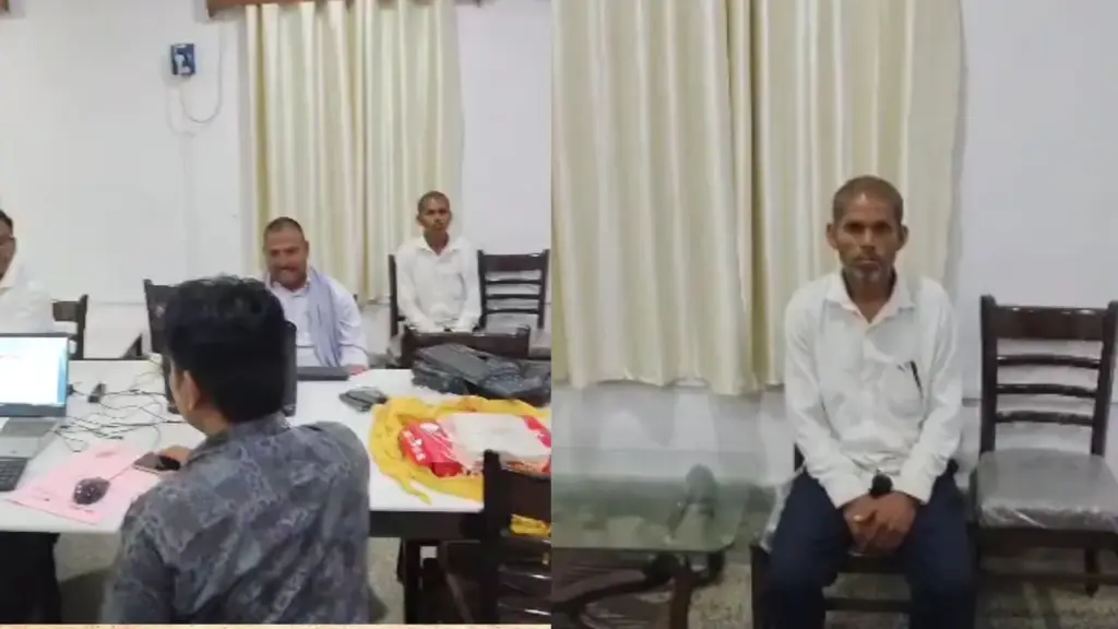 Employee arrested while accepting a bribe of 40,000