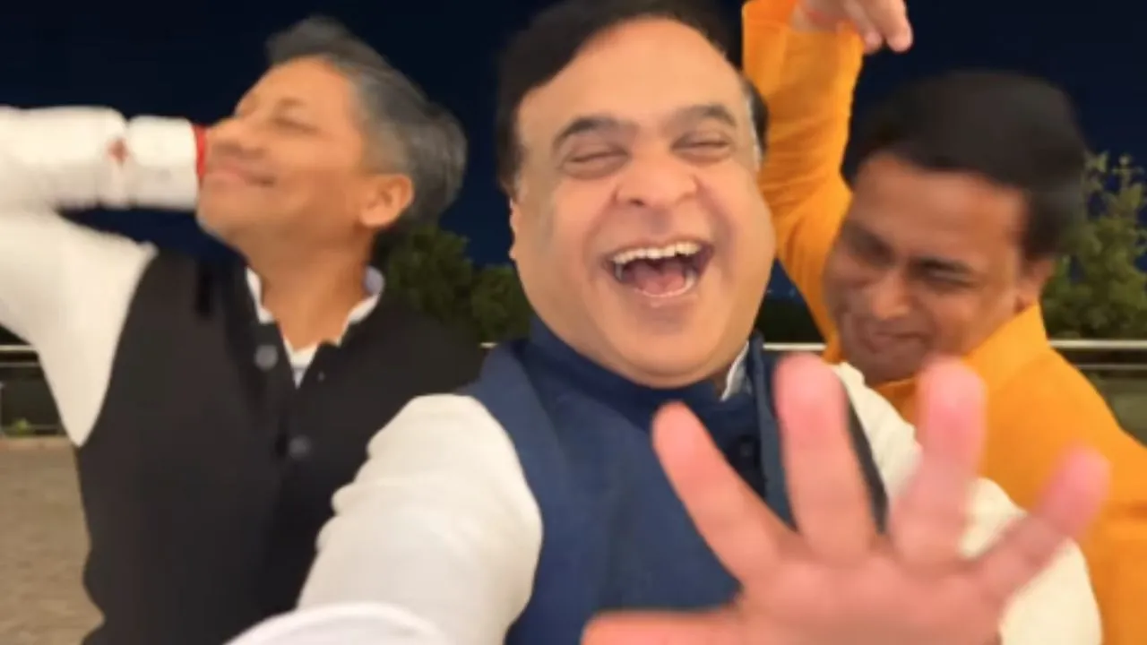CM Himanta Biswa Sarma dance video